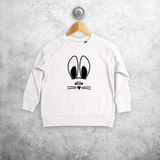 Bunny ears kids sweater