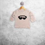 Ski goggles baby sweater