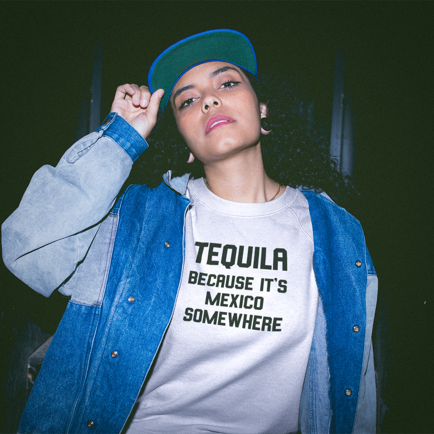 'Tequila, because it's Mexico somewhere' sweater