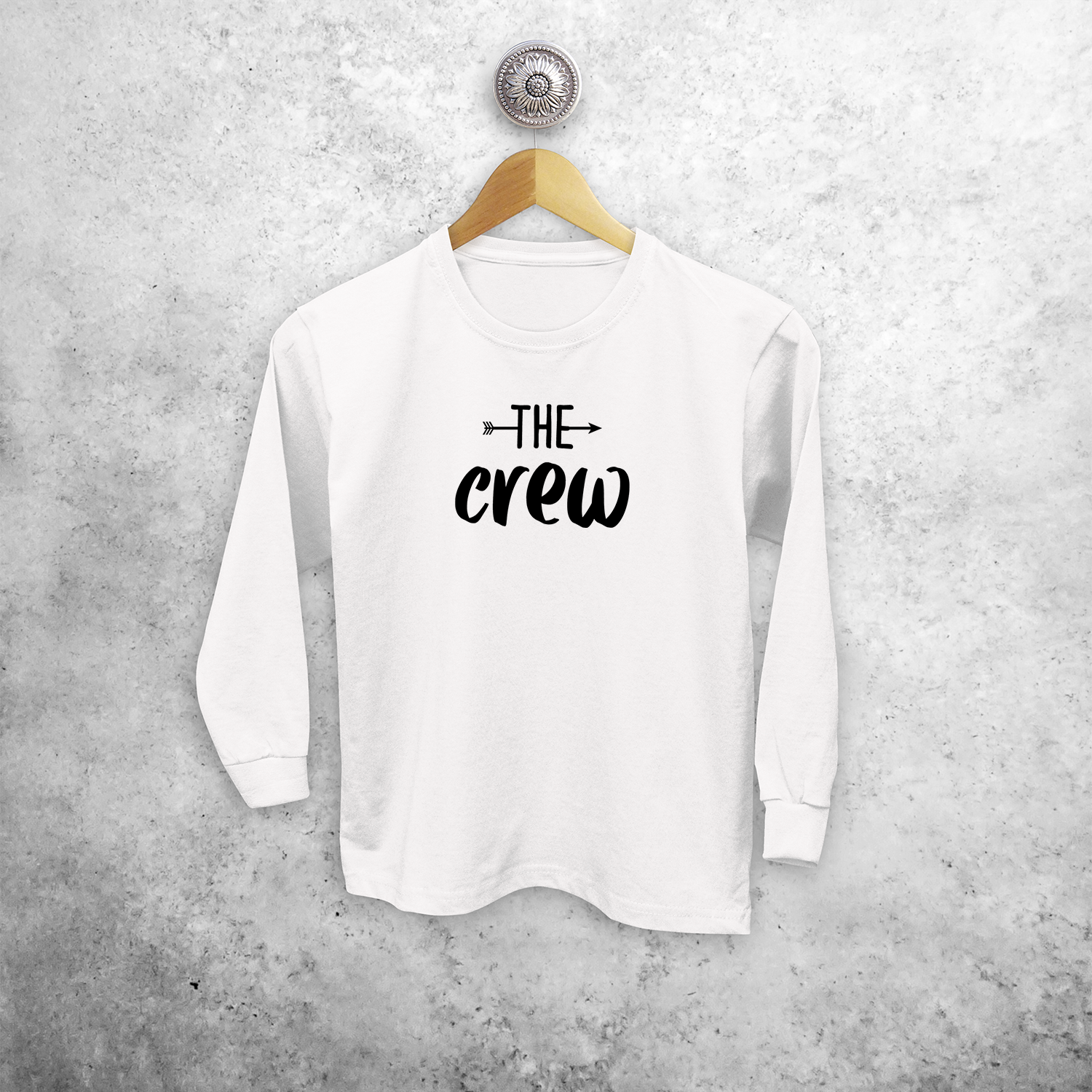 'The crew' kids longsleeve shirt