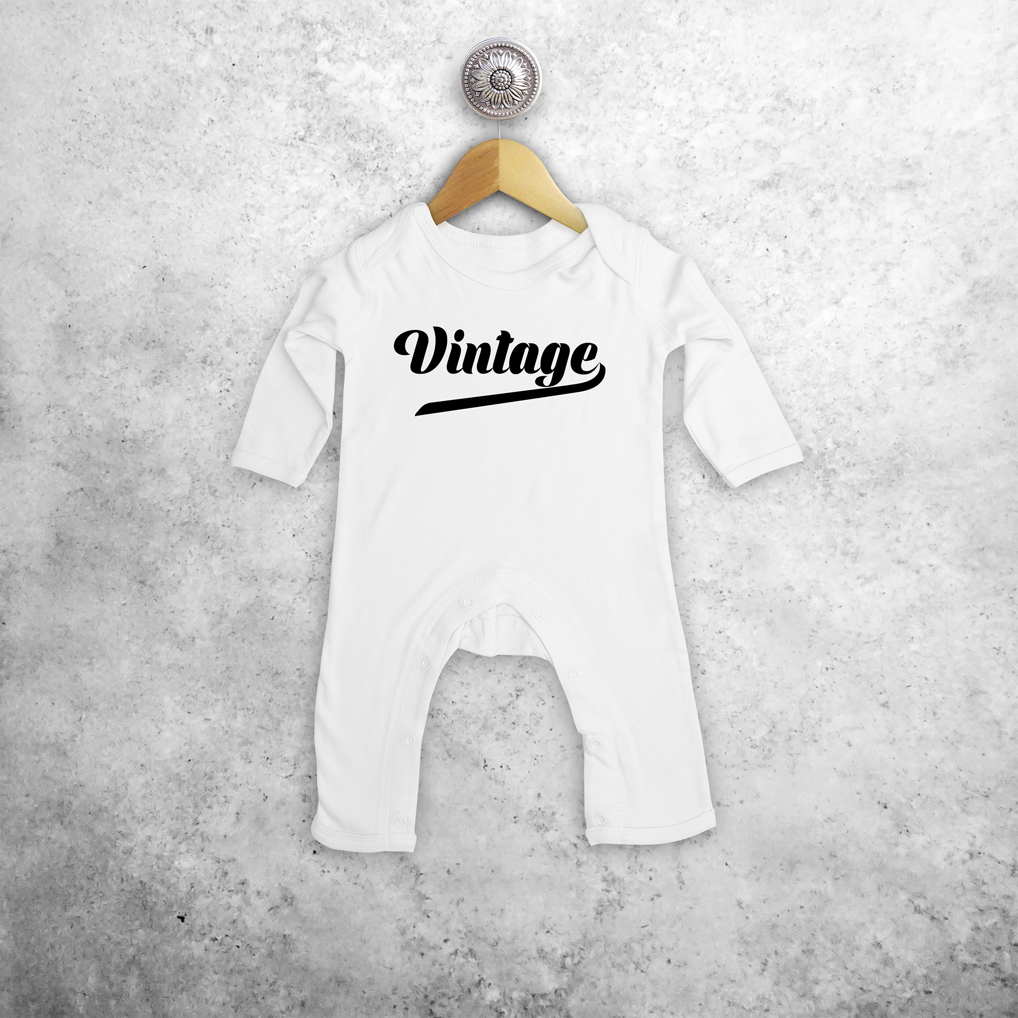 'Vintage' baby romper