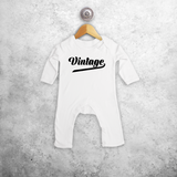 'Vintage' baby romper